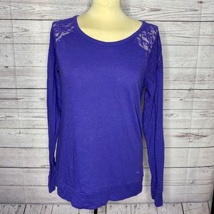 Victoria’s Secret PINK - long sleeve purple tee